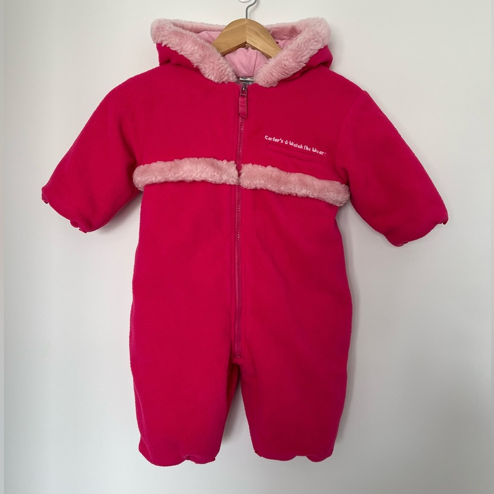 Vintage Carter’s fleece bunting suit